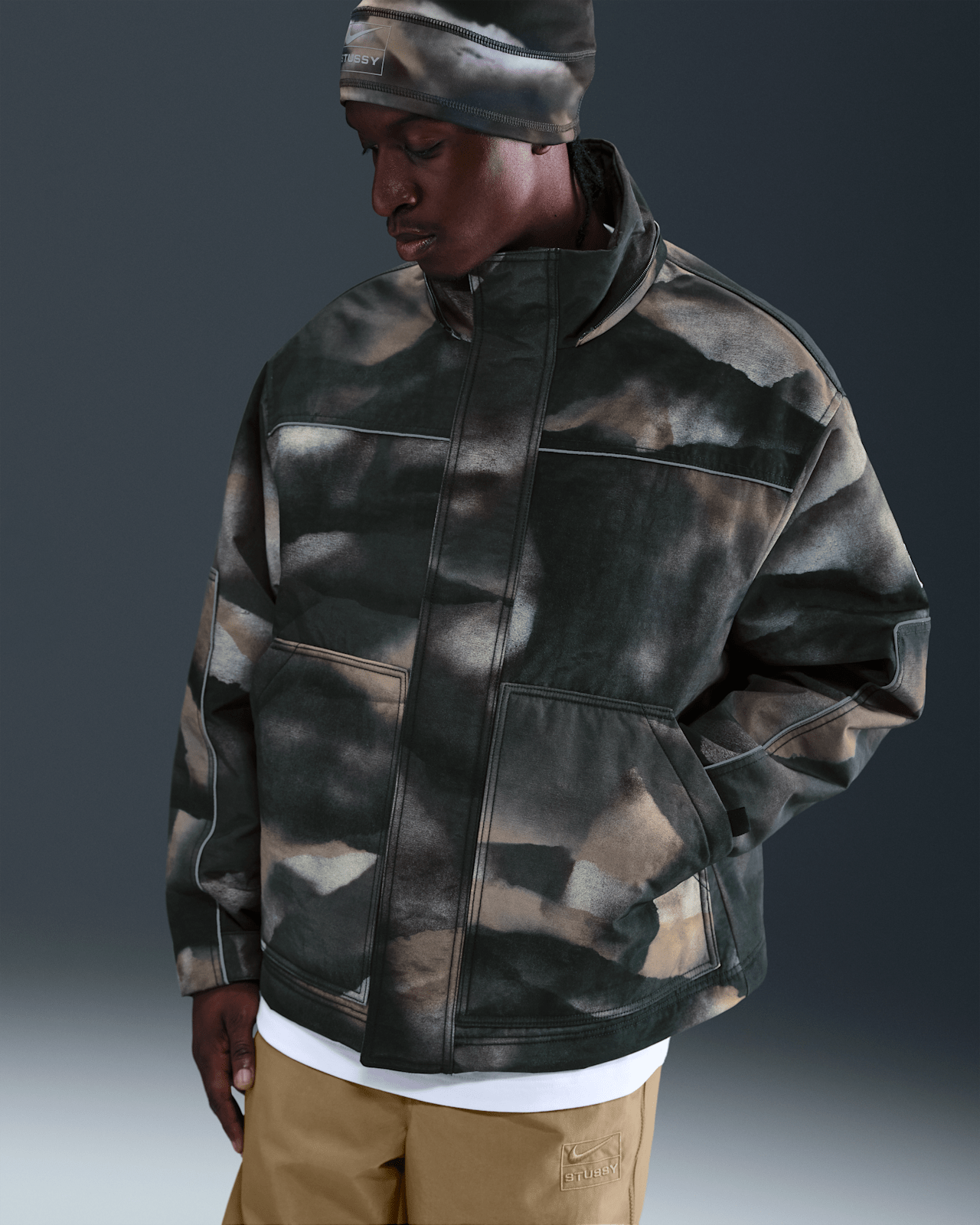 Stussy x Nike フード付きジャケット・パンツセット